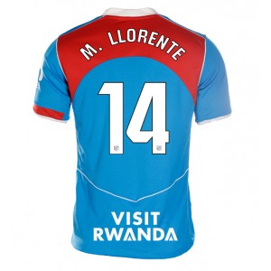 Fotbalové Dres Atletico Madrid Marcos Llorente #14 Dámské Třetí Oblečení 2025-26 Krátký Rukáv
